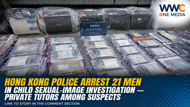 Hong Kong Police Arrest 21 Men in Child Sexual-Image Investigation — Private Tutors Among Suspects