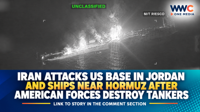 Iran Attacks US Base in Jordan and Ships Near Hormuz After American Forces Destroy Tankers