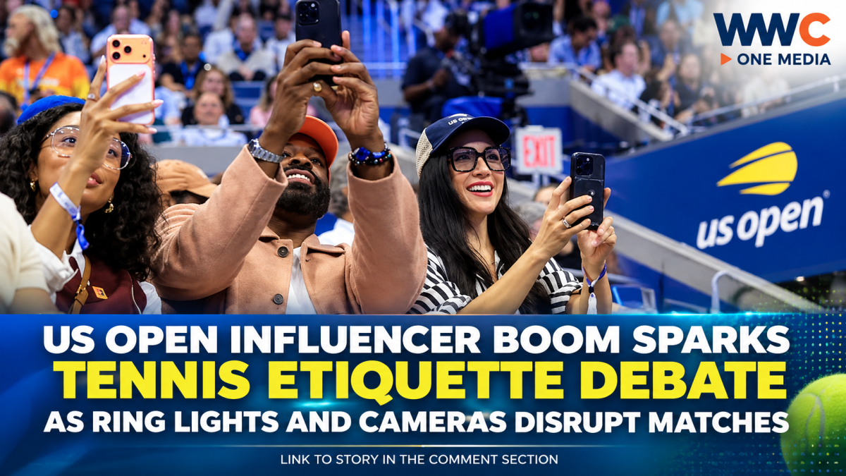 US Open Influencer Boom Sparks Tennis Etiquette Debate as Ring Lights and Cameras Disrupt Matches