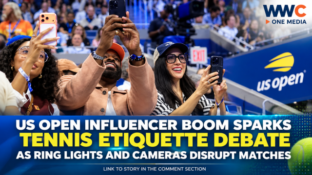 US Open Influencer Boom Sparks Tennis Etiquette Debate as Ring Lights and Cameras Disrupt Matches