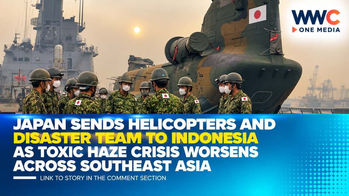 Japan Sends Helicopters and Disaster Team to Indonesia as Toxic Haze Crisis Worsens Across Southeast Asia