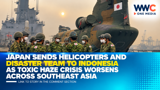 Japan Sends Helicopters and Disaster Team to Indonesia as Toxic Haze Crisis Worsens Across Southeast Asia