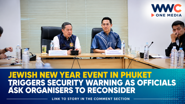 Jewish New Year Event in Phuket Triggers Security Warning as Officials Ask Organisers to Reconsider