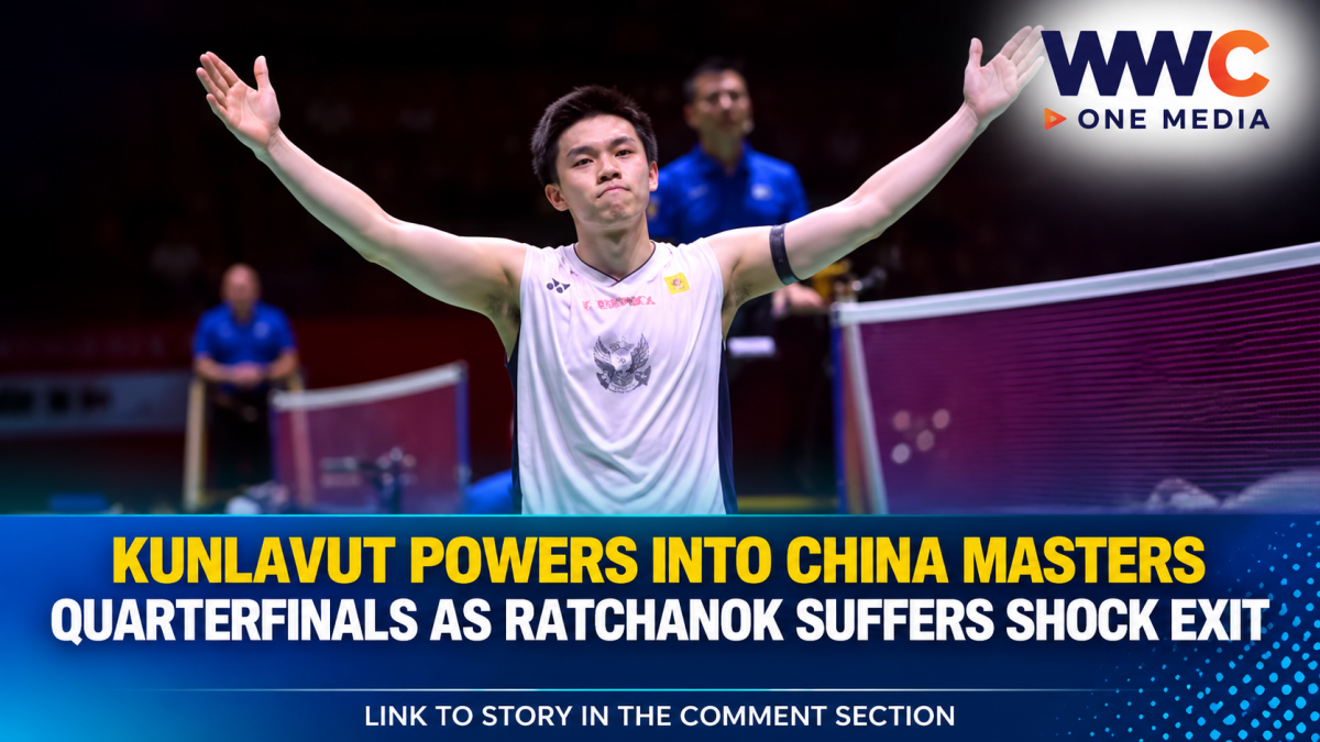 Kunlavut Powers Into China Masters Quarterfinals as Ratchanok Suffers Shock Exit