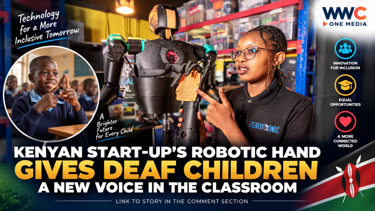 Kenyan Start-Up’s Robotic Hand Gives Deaf Children a New Voice in the Classroom