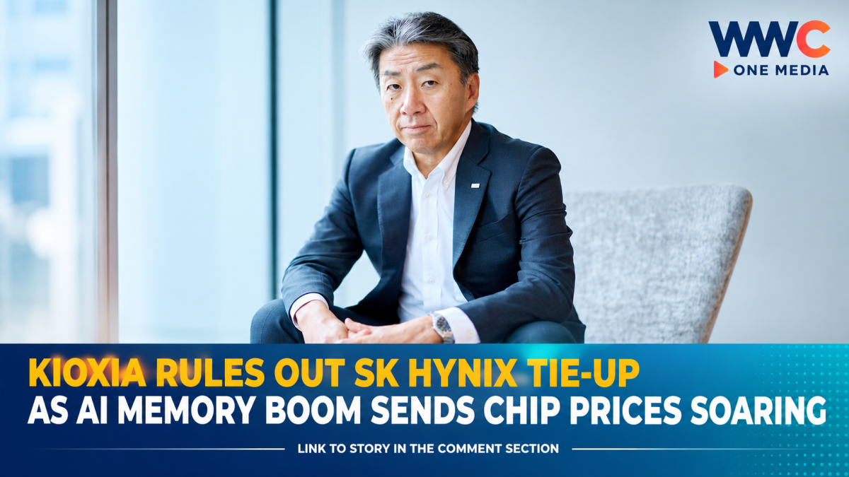 Kioxia Rules Out SK Hynix Tie-Up as AI Memory Boom Sends Chip Prices Soaring