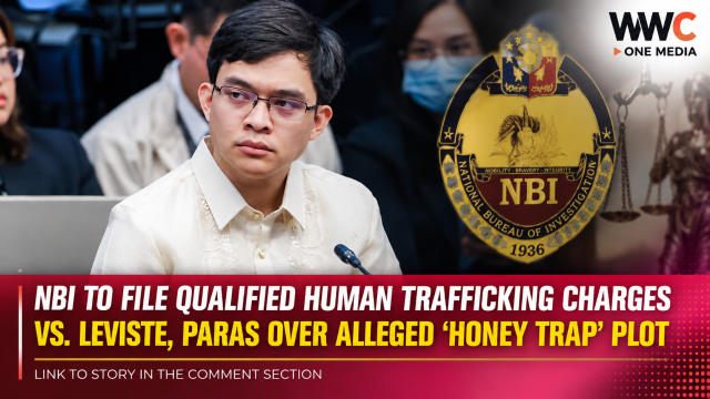 NBI to File Qualified Human Trafficking Charges vs. Leviste, Paras Over Alleged ‘Honey Trap’ Plot
