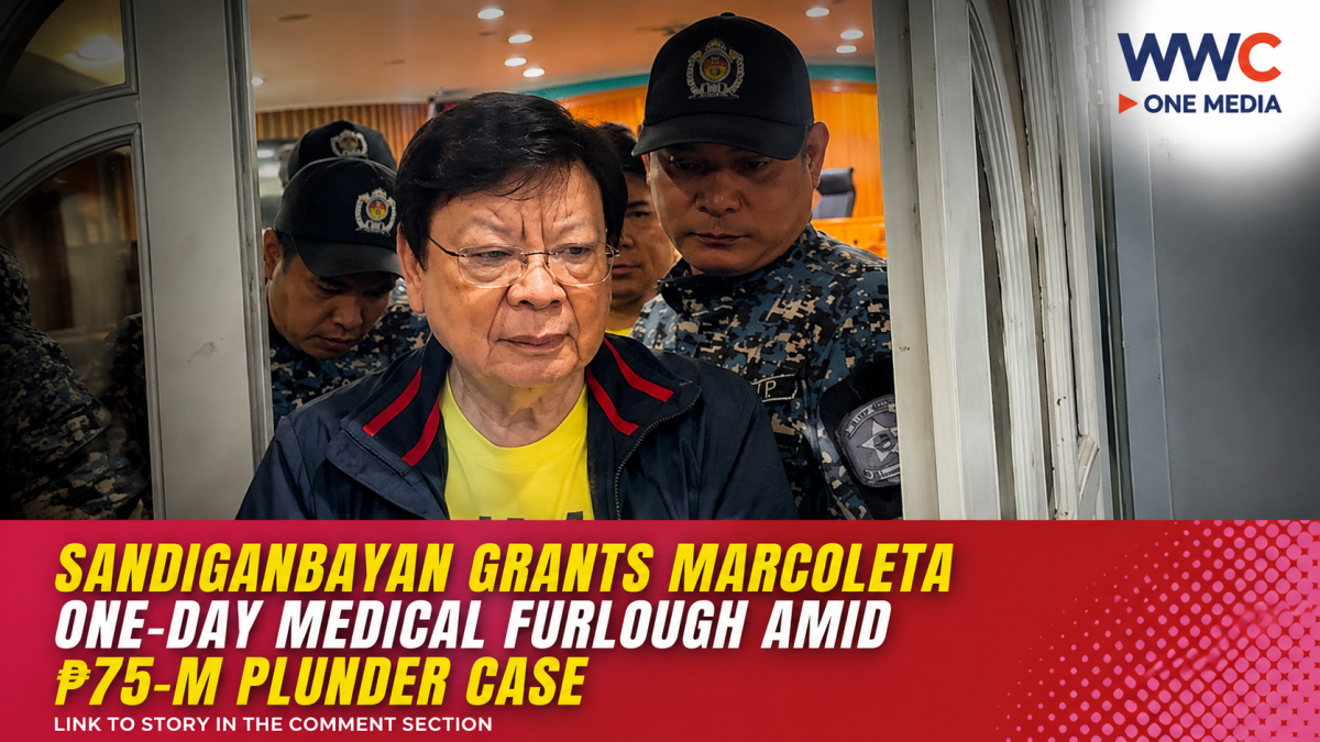 Sandiganbayan Grants Marcoleta One-Day Medical Furlough Amid ₱75-M Plunder Case