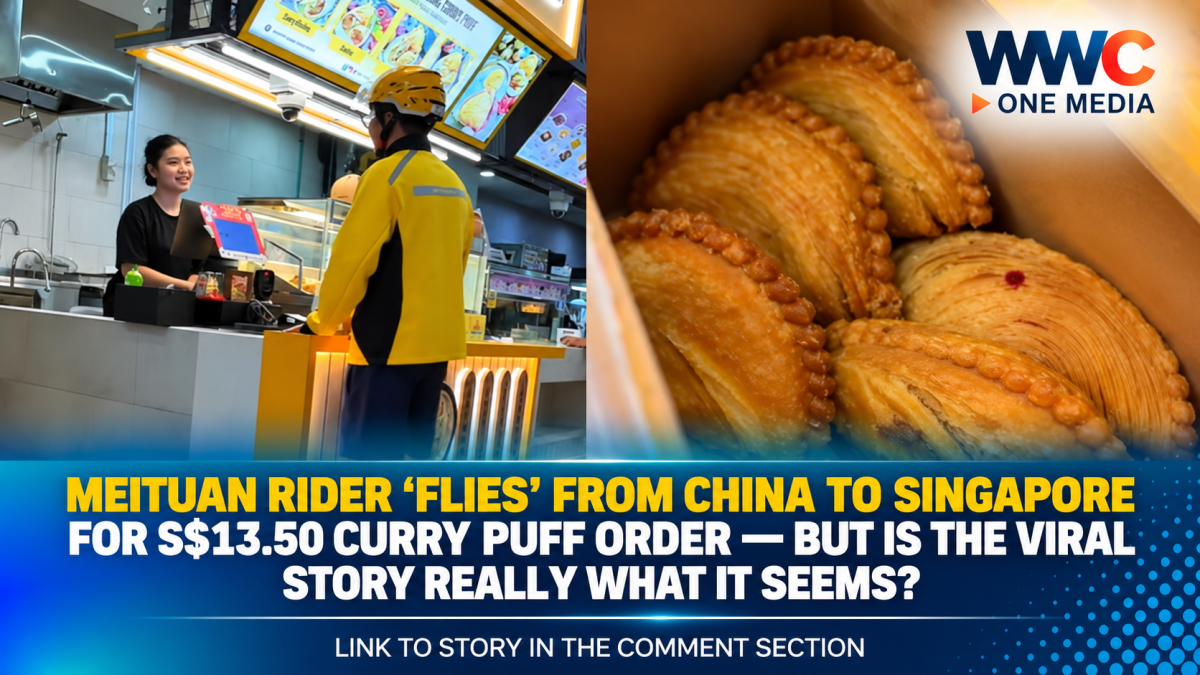 Meituan Rider ‘Flies’ From China to Singapore for S$13.50 Curry Puff Order — But Is the Viral Story Really What It Seems?