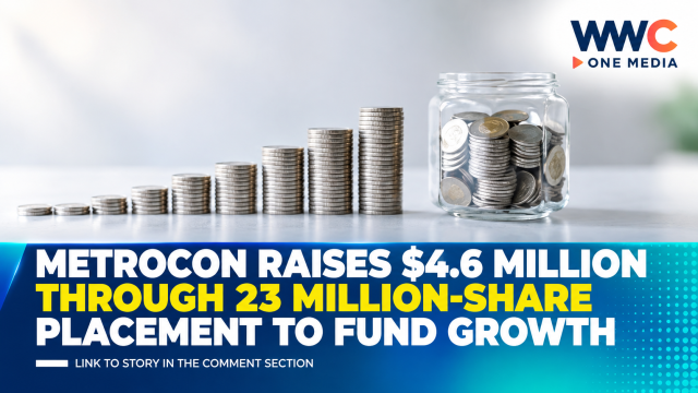 Metrocon Raises $4.6 Million Through 23 Million-Share Placement to Fund Growth