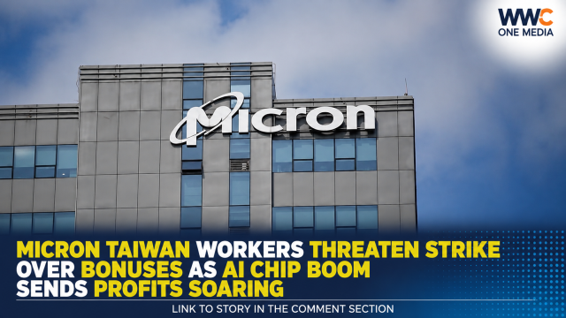 Micron Taiwan Workers Threaten Strike Over Bonuses as AI Chip Boom Sends Profits Soaring