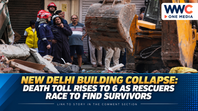 New Delhi Building Collapse: Death Toll Rises to 6 as Rescuers Race to Find Survivors