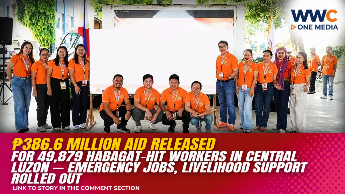 ₱386.6 Million Aid Released for 49,879 Habagat-Hit Workers in Central Luzon — Emergency Jobs, Livelihood Support Rolled Out