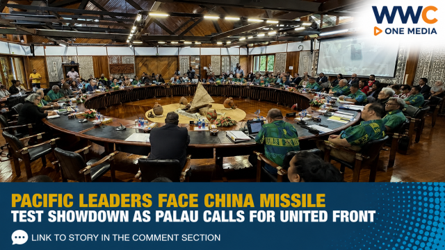 Pacific Leaders Face China Missile Test Showdown as Palau Calls for United Front