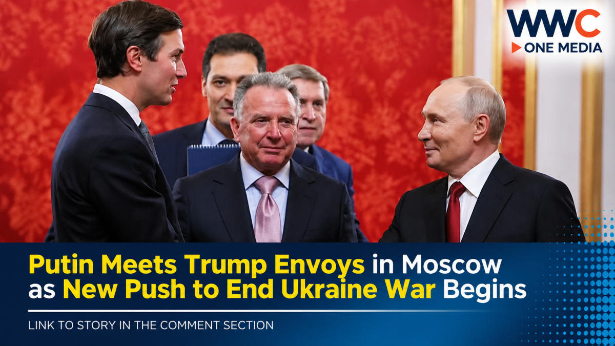 Putin Meets Trump Envoys in Moscow as New Push to End Ukraine War Begins