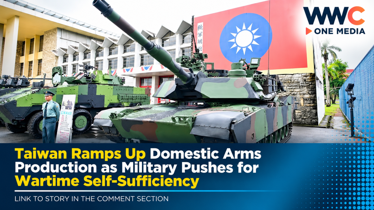 Taiwan Ramps Up Domestic Arms Production as Military Pushes for Wartime Self-Sufficiency