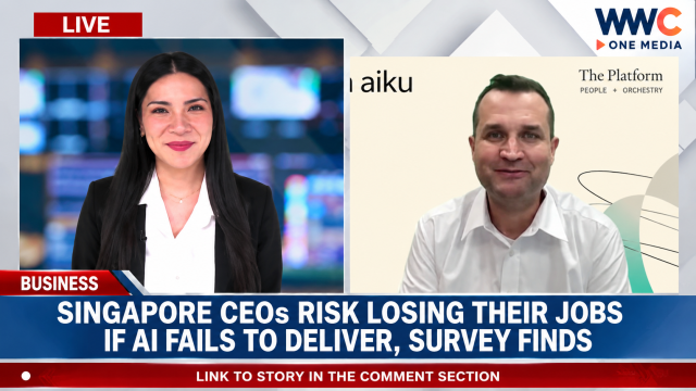 Singapore CEOs Risk Losing Their Jobs if AI Fails to Deliver, Survey Finds