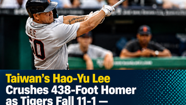 TAIWAN’S HAO-YU LEE CRUSHES 438-FOOT HOMER AS TIGERS FALL 11-1 — NOW CLOSING IN ON MLB HISTORY