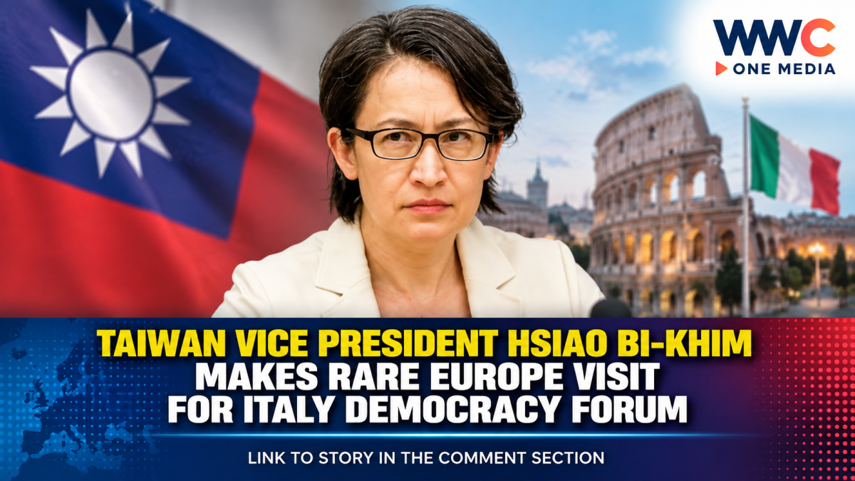 Taiwan Vice President Hsiao Bi-khim Makes Rare Europe Visit for Italy Democracy Forum