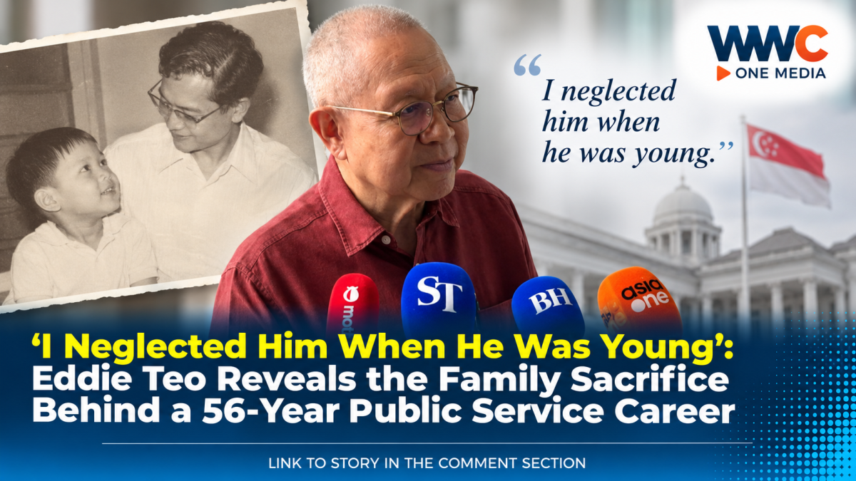 ‘I Neglected Him When He Was Young’: Eddie Teo Reveals the Family Sacrifice Behind a 56-Year Public Service Career