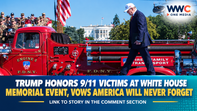 Trump Honors 9/11 Victims at White House Memorial Event, Vows America Will Never Forget