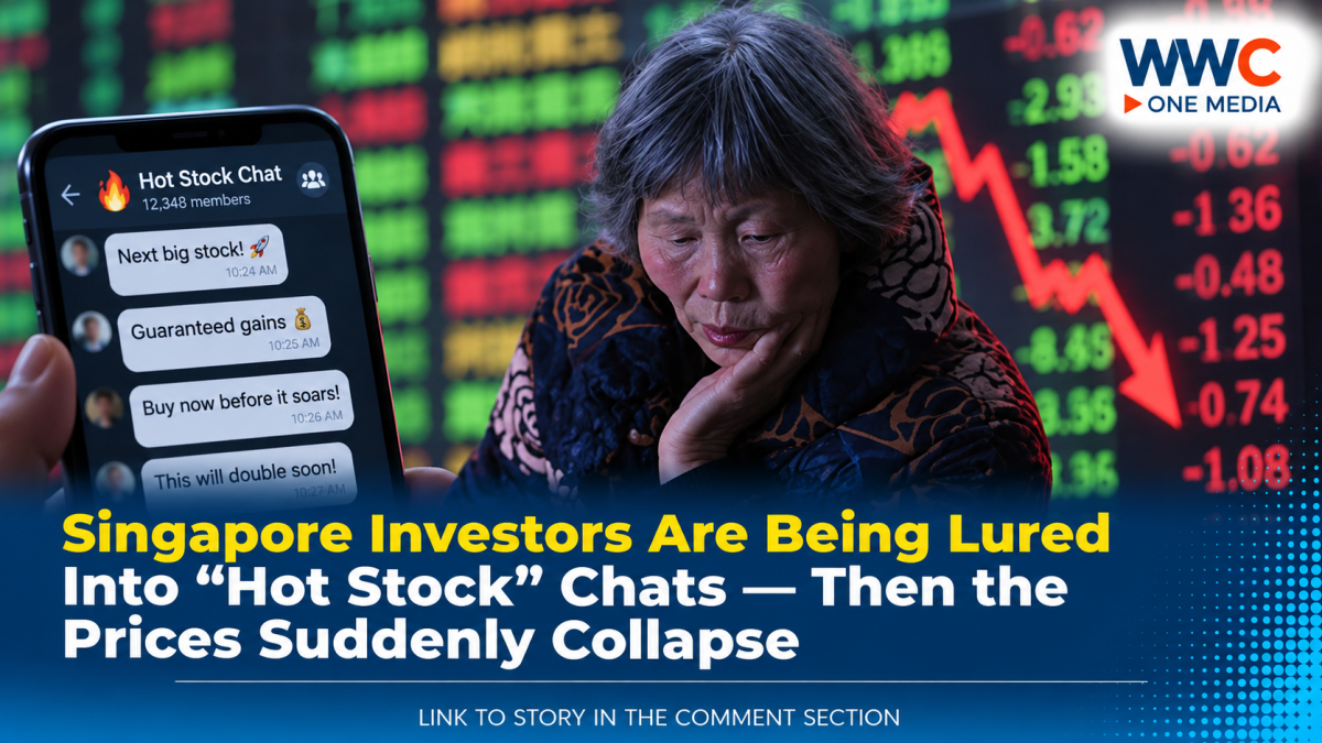 Singapore Investors Are Being Lured Into “Hot Stock” Chats — Then the Prices Suddenly Collapse