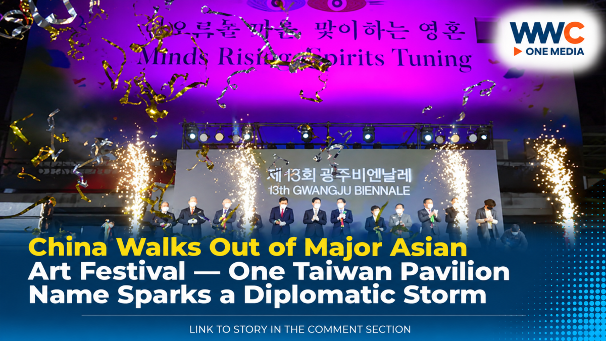 China Walks Out of Major Asian Art Festival — One Taiwan Pavilion Name Sparks a Diplomatic Storm