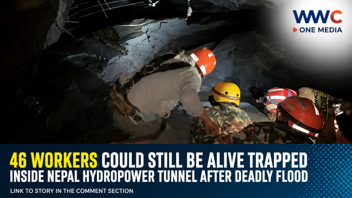 46 Workers Could Still Be Alive Trapped Inside Nepal Hydropower Tunnel After Deadly Flood
