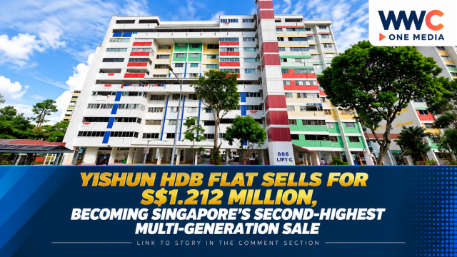 Yishun HDB Flat Sells for S$1.212 Million, Becoming Singapore’s Second-Highest Multi-Generation Sale