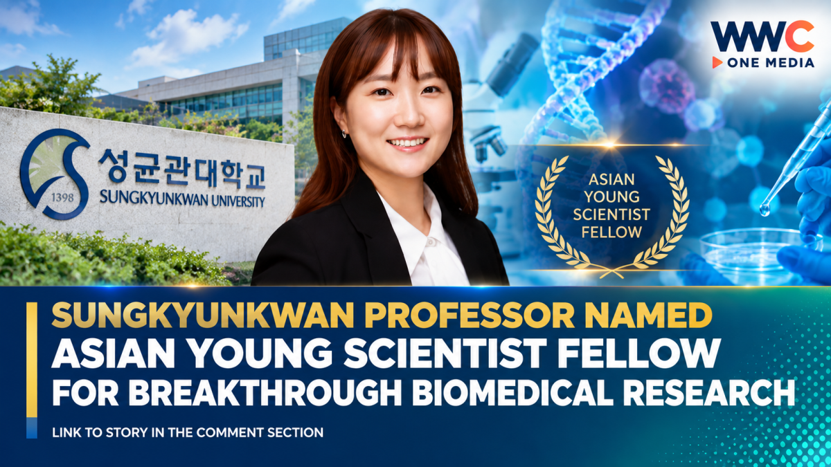Sungkyunkwan Professor Named Asian Young Scientist Fellow for Breakthrough Biomedical Research