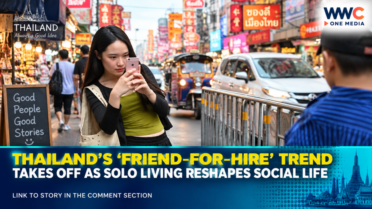 Thailand’s ‘Friend-for-Hire’ Trend Takes Off as Solo Living Reshapes Social Life