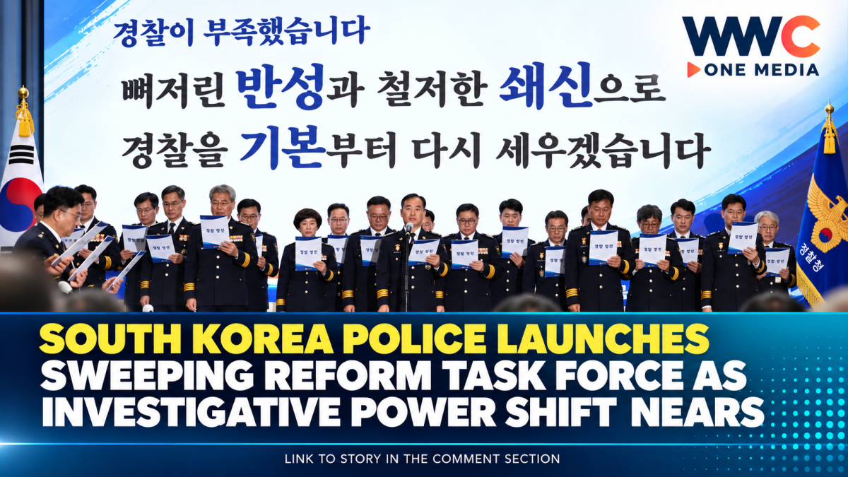 South Korea Police Launches Sweeping Reform Task Force as Investigative Power Shift Nears