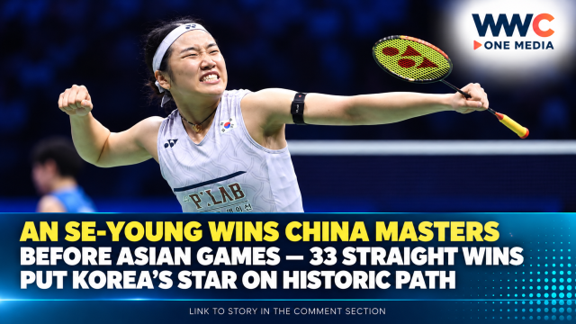 An Se-young Wins China Masters Before Asian Games — 33 Straight Wins Put Korea’s Star on Historic Path