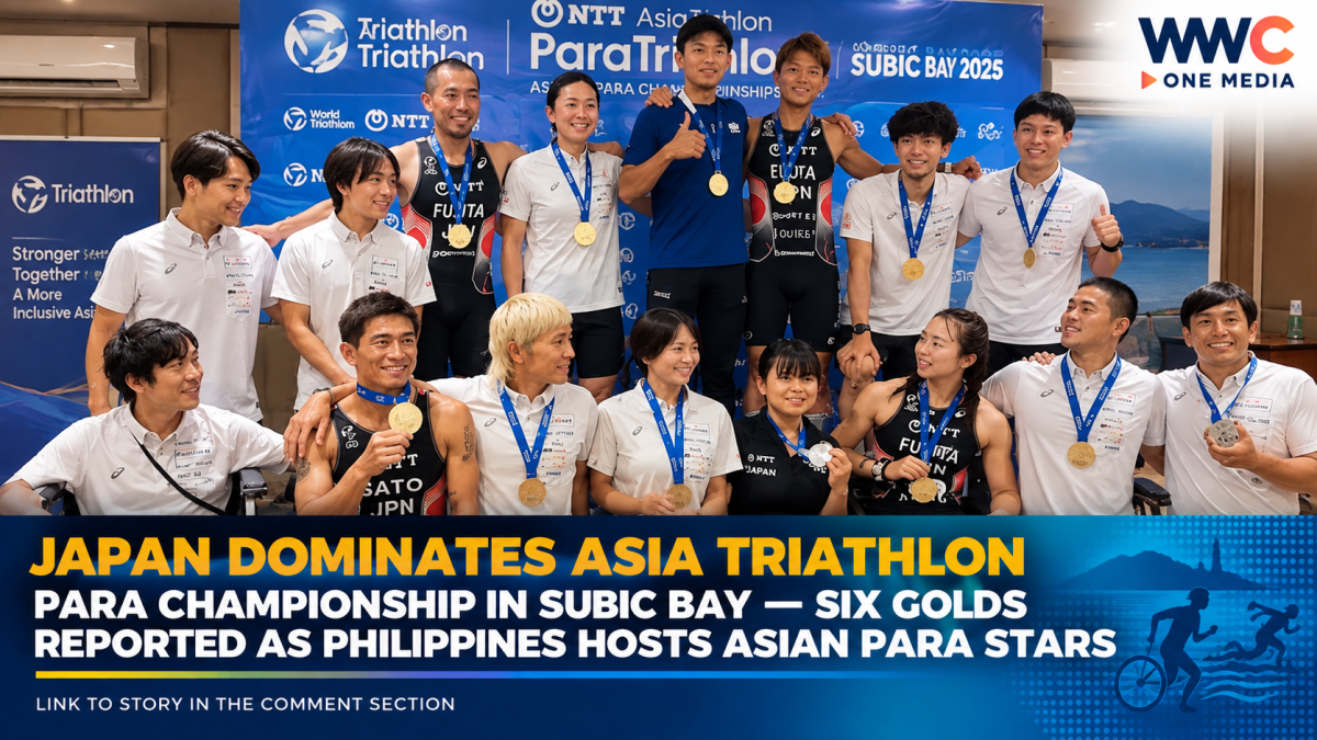 Japan Dominates Asia Triathlon Para Championship in Subic Bay — Six Golds Reported as Philippines Hosts Asian Para Stars