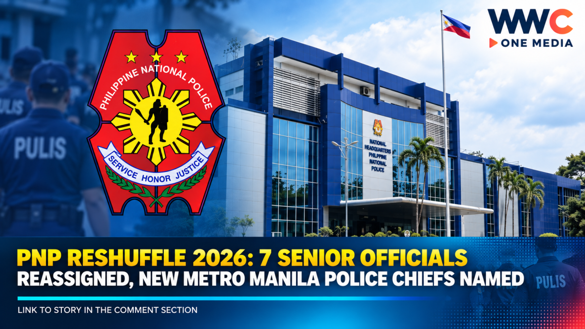 PNP Reshuffle 2026: 7 Senior Officials Reassigned, New Metro Manila Police Chiefs Named