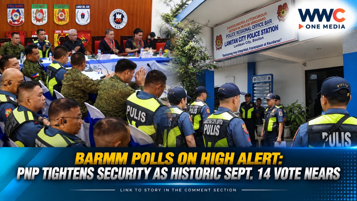 BARMM Polls on High Alert: PNP Tightens Security as Historic Sept. 14 Vote Nears