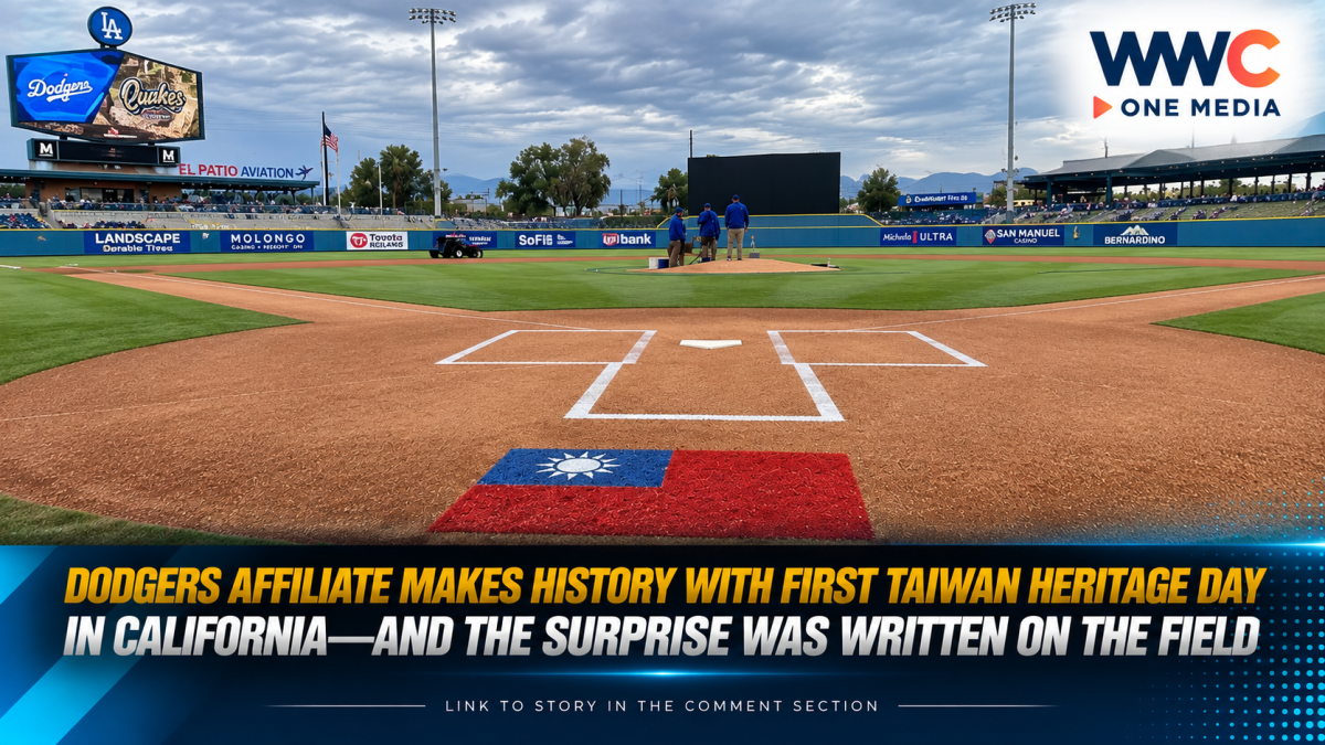 Dodgers Affiliate Makes History With First Taiwan Heritage Day in California—And the Surprise Was Written on the Field
