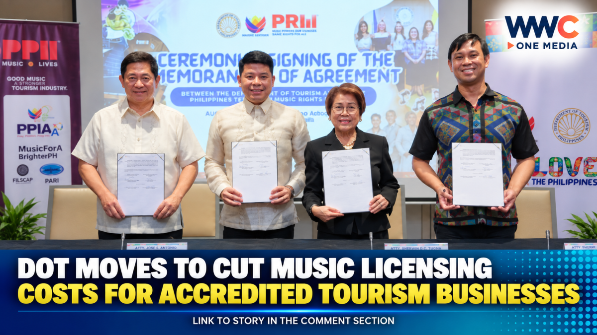 DOT Moves to Cut Music Licensing Costs for Accredited Tourism Businesses