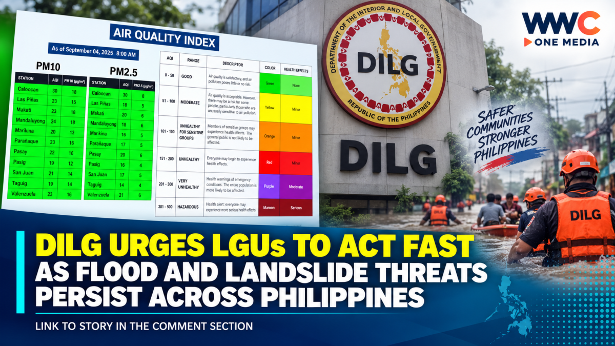 DILG Urges LGUs to Act Fast as Flood and Landslide Threats Persist Across Philippines