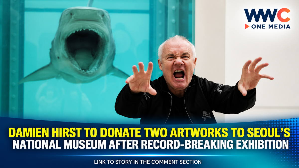 Damien Hirst to Donate Two Artworks to Seoul’s National Museum After Record-Breaking Exhibition