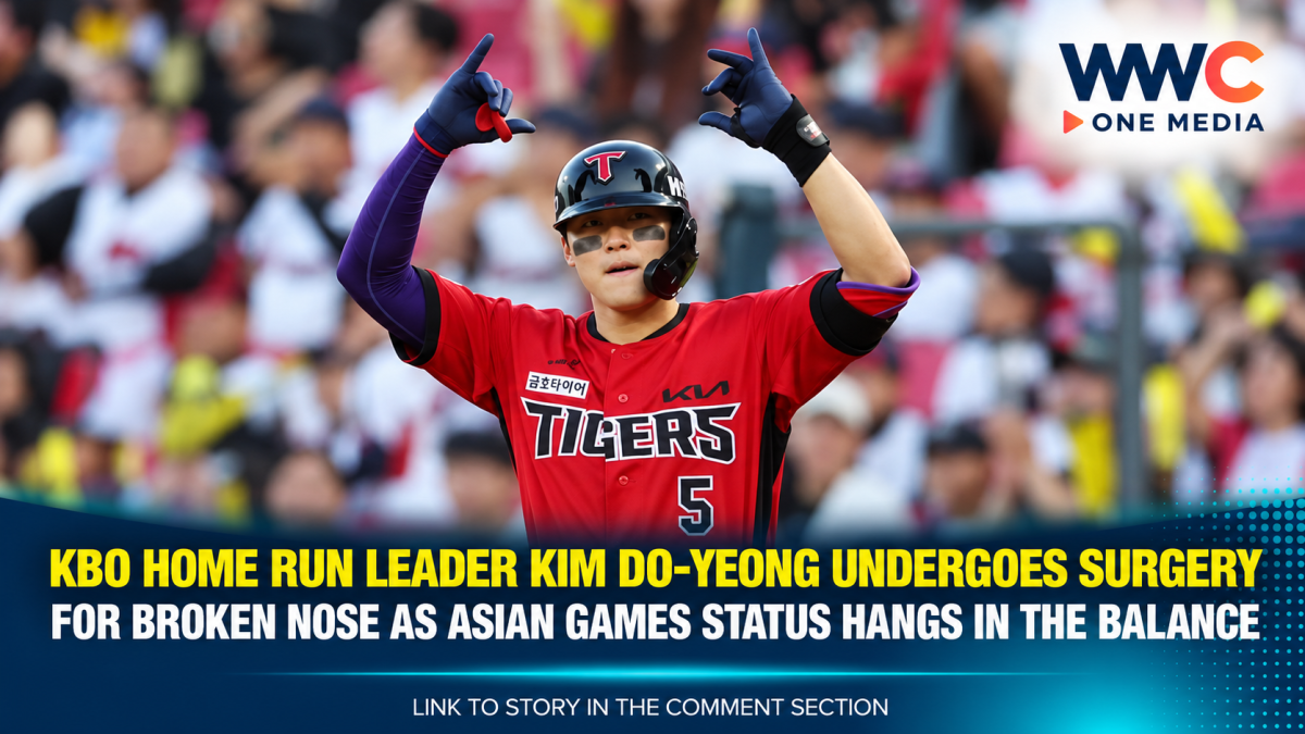 KBO Home Run Leader Kim Do-yeong Undergoes Surgery for Broken Nose as Asian Games Status Hangs in the Balance