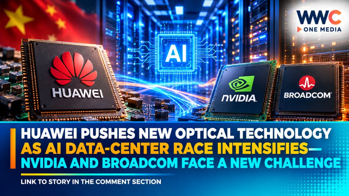 Huawei Pushes New Optical Technology as AI Data-Center Race Intensifies—Nvidia and Broadcom Face a New Challenge