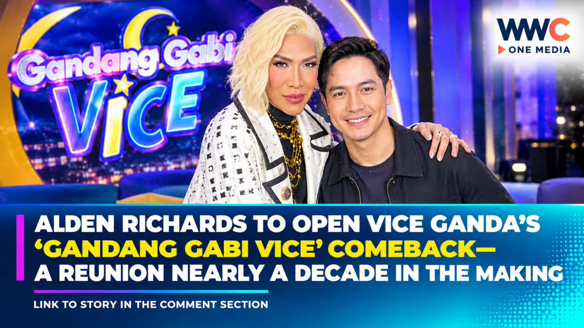 Alden Richards to Open Vice Ganda’s ‘Gandang Gabi Vice’ Comeback—A Reunion Nearly a Decade in the Making