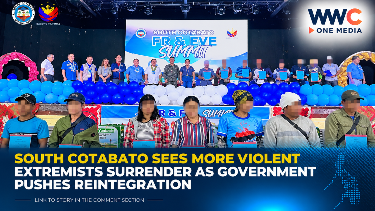 South Cotabato Sees More Violent Extremists Surrender as Government Pushes Reintegration