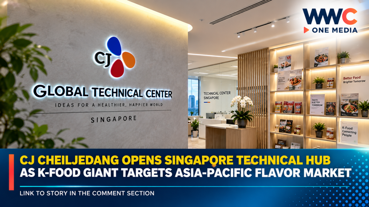 CJ CheilJedang Opens Singapore Technical Hub as K-Food Giant Targets Asia-Pacific Flavor Market