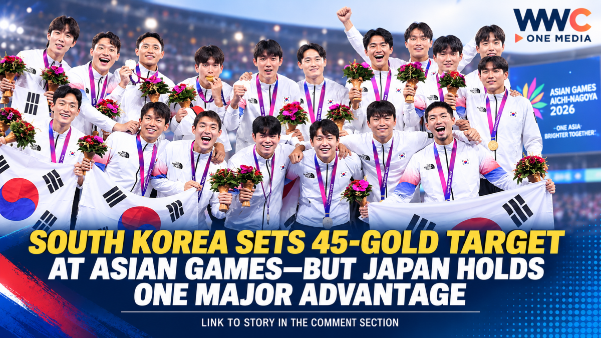 South Korea Sets 45-Gold Target at Asian Games—But Japan Holds One Major Advantage