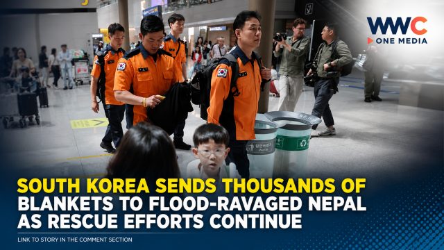 South Korea Sends Thousands of Blankets to Flood-Ravaged Nepal as Rescue Efforts Continue