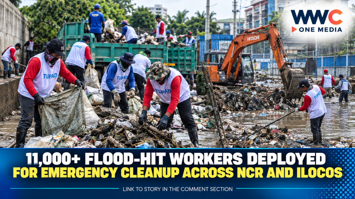 11,000+ Flood-Hit Workers Deployed for Emergency Cleanup Across NCR and Ilocos