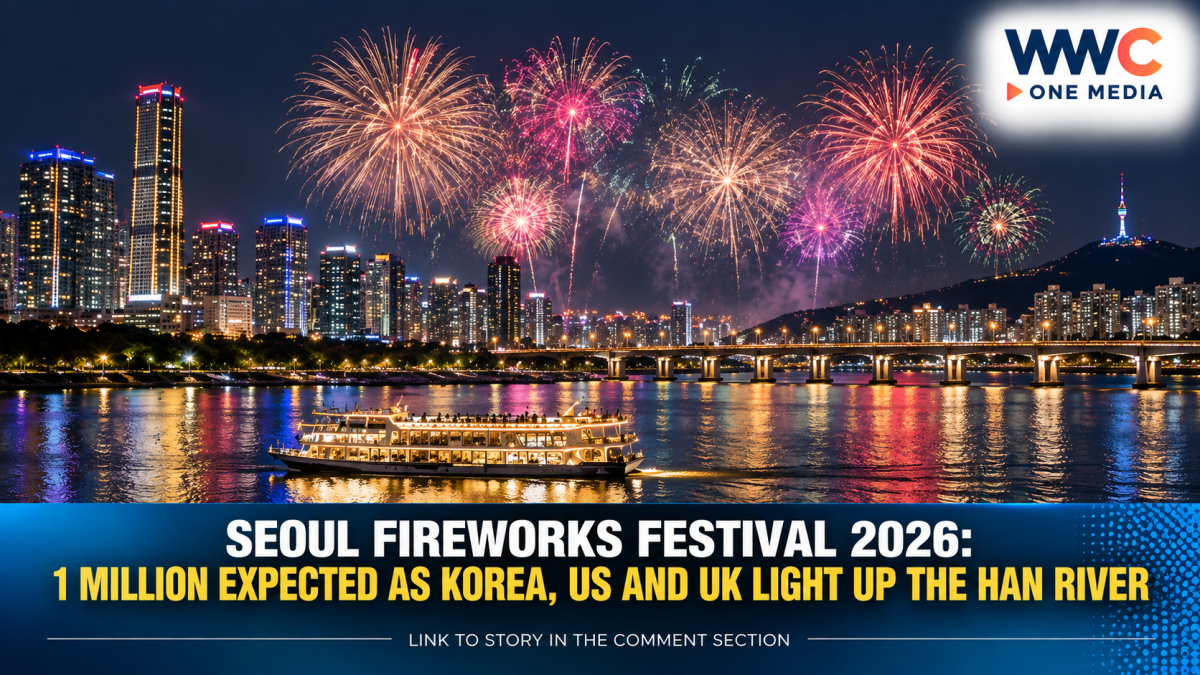 Seoul Fireworks Festival 2026: 1 Million Expected as Korea, US and UK Light Up the Han River