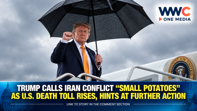 Trump Calls Iran Conflict “Small Potatoes” as U.S. Death Toll Rises, Hints at Further Action